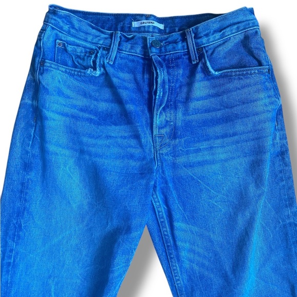 GRLFRND Helena High-Rise Straight Jean in My Sharona Size 27 Raw Hem - Picture 4 of 14